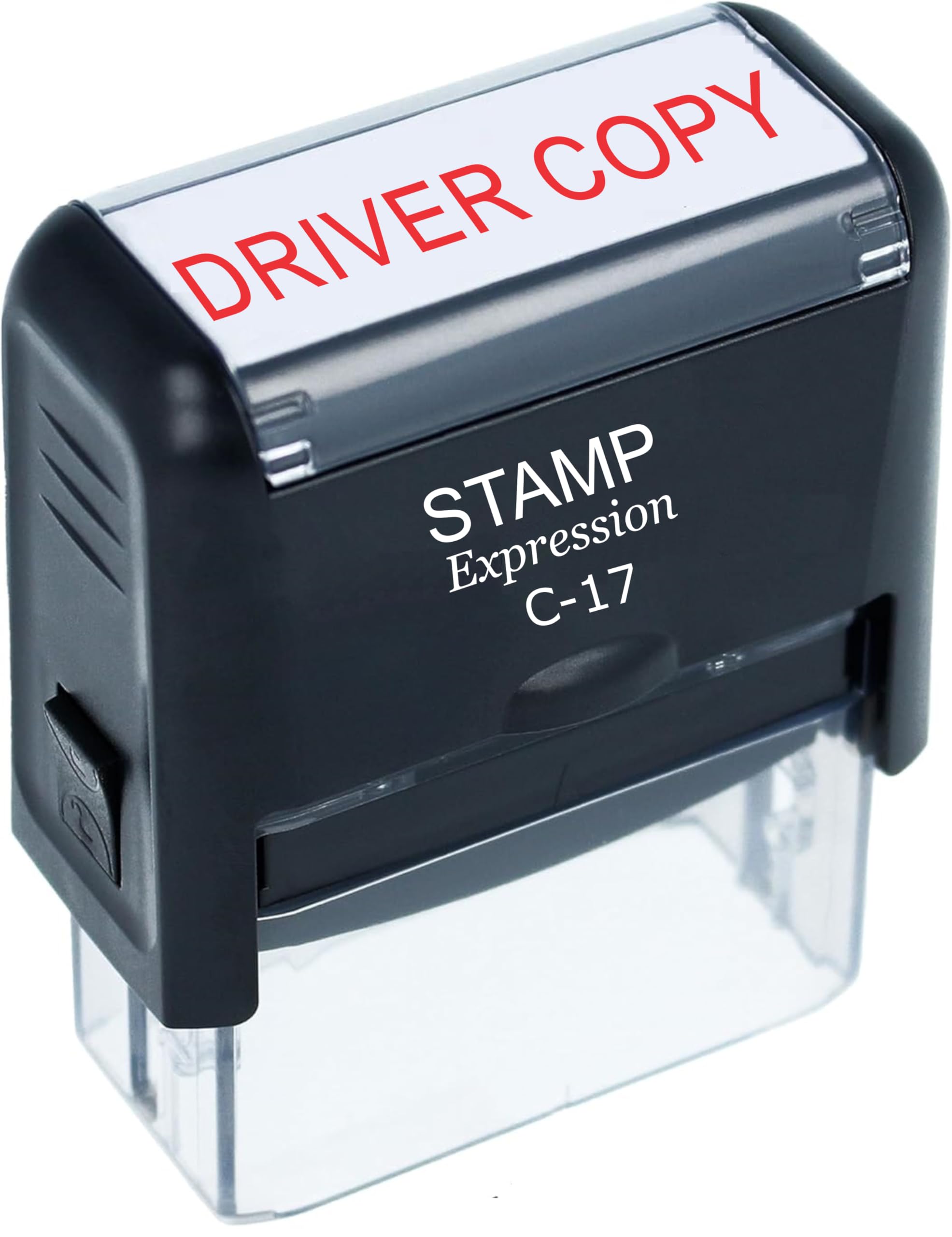 StampExpression - Driver Copy Office Self Inking Rubber Stamp - Red Ink (A-5277)