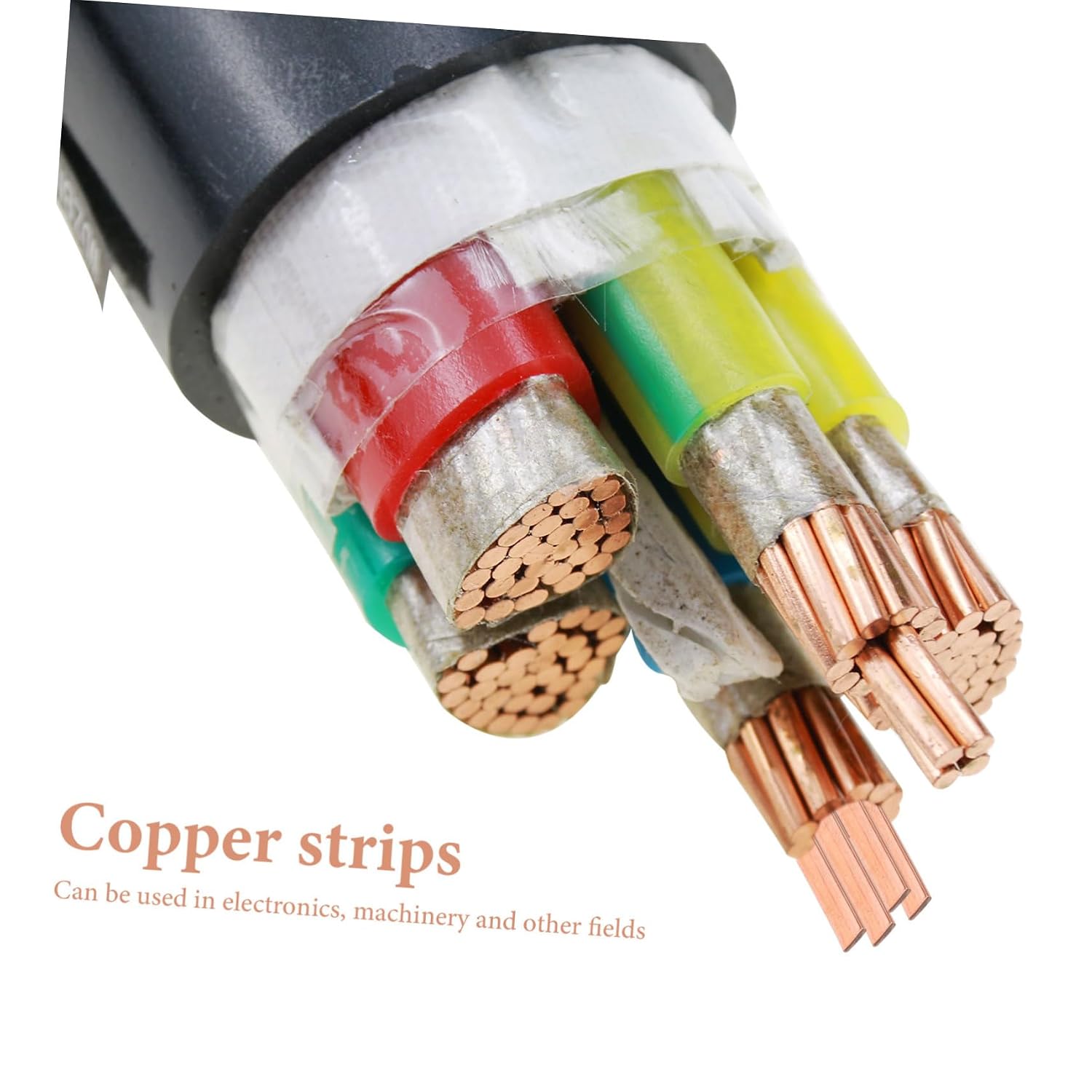 1m Copper Flat Bar for DIY Projects Copper Strip for Crafting and Experimental Applications High Strength Smooth Surface Material