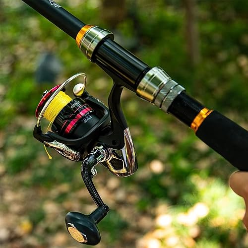 Miniatura 6 de Goture 3 piezas de carrete de pesca mango de metal balancín agarre carrete giratorio piezas de agarre con perilla de EVA, mango de carrete giratorio