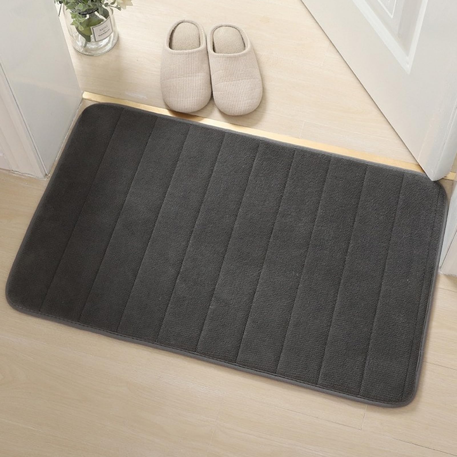 Tapis de bain absorbant et antidérapant en mousse mémoire 70x140