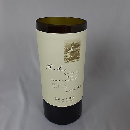 Miniatura 3 de Timeless Elegance - 2013 Joseph Phelps Cabernet Sauvignon Backus Vineyard Wine Bottle Candle with Original Label