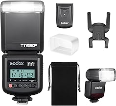 GODOX TT520III Flash Camera Flash with Diffuser Speedlite 8 Power Levels 400 Flashes at Full Power with RT-16 Launcher for Canon Sony Nikon Fuji Olympus Camera