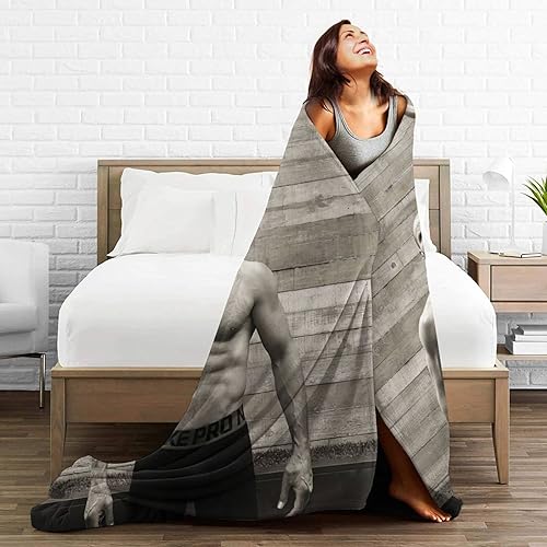 Miniatura 6 de Manta Jason Statham suave y cómoda de forro polar, manta de yoga, manta de playa, manta de picnic, regalo para dormitorio, oficina, decoración de