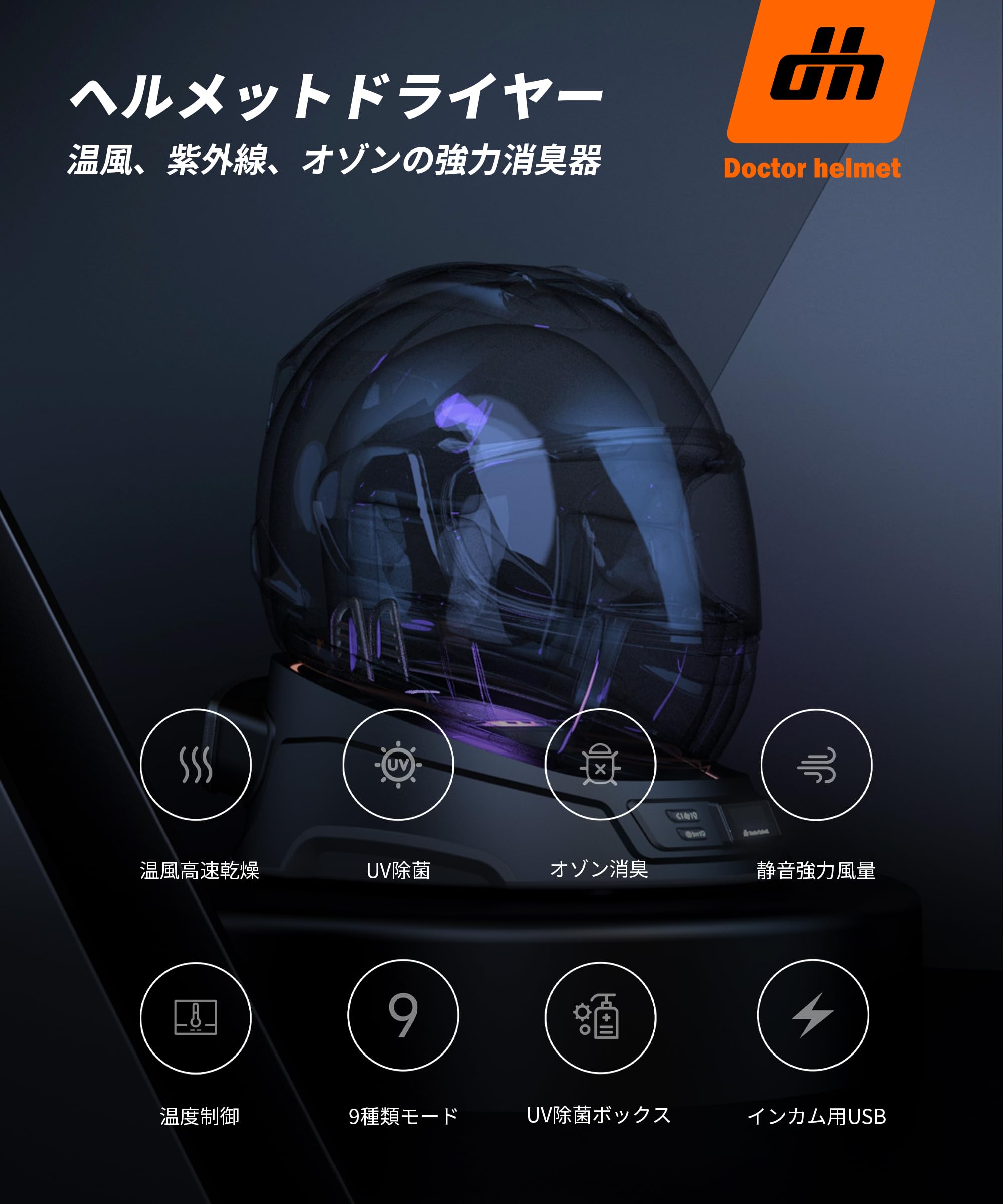 Doctor Helmet カエディア　ヘルメットドライヤー Amazon.co.jp: Kaedear(カエディア) バイク ヘルメット 消臭機