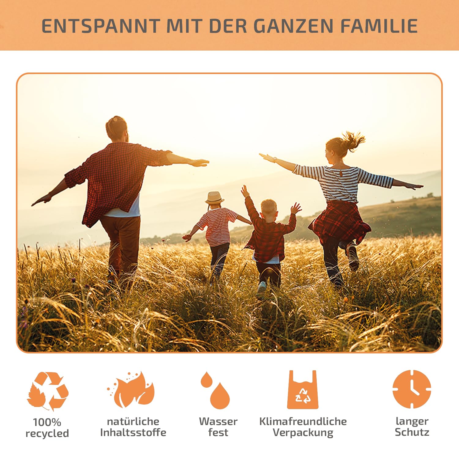 OLLEENO® Mückenschutz Clip – Natürlicher Moskito- & Insektenschutz (4 Clips + 4 Refill-Kapseln) | DEET-frei, langer Schutz, Ideal für Outdoor, Camping, Reisen, Sport | Wiederverwendbar & 100% recycelt