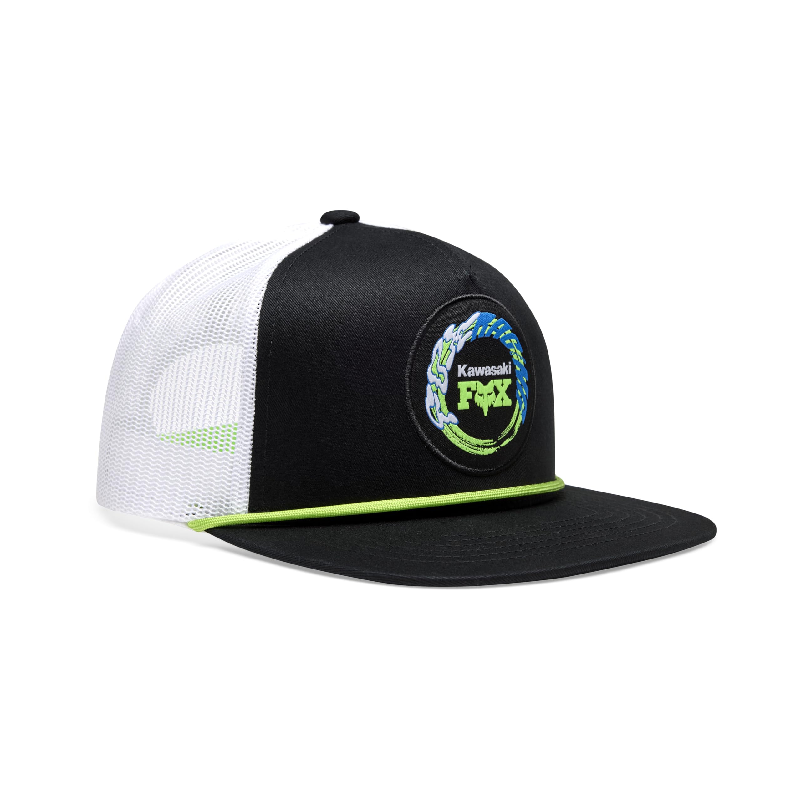 Fox Racing Mens Kawasaki Snapback Hat Black