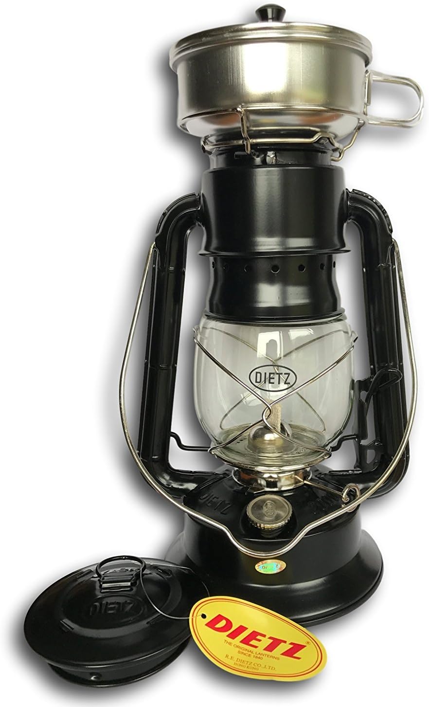 Dietz Black Millennium Lantern/Cooker Convertible Combo Cooking Kit Hanging Lamp