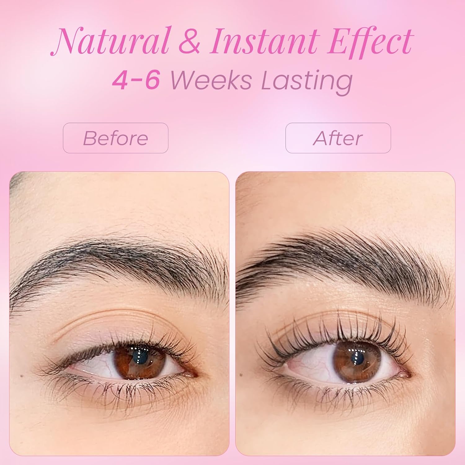 Libeauty Lash Lift Kit with Upgraded Glue Balm, Brow Lamination Kit, Professional Eyelash Curling & Perm, Suitable for Salon & Home Use