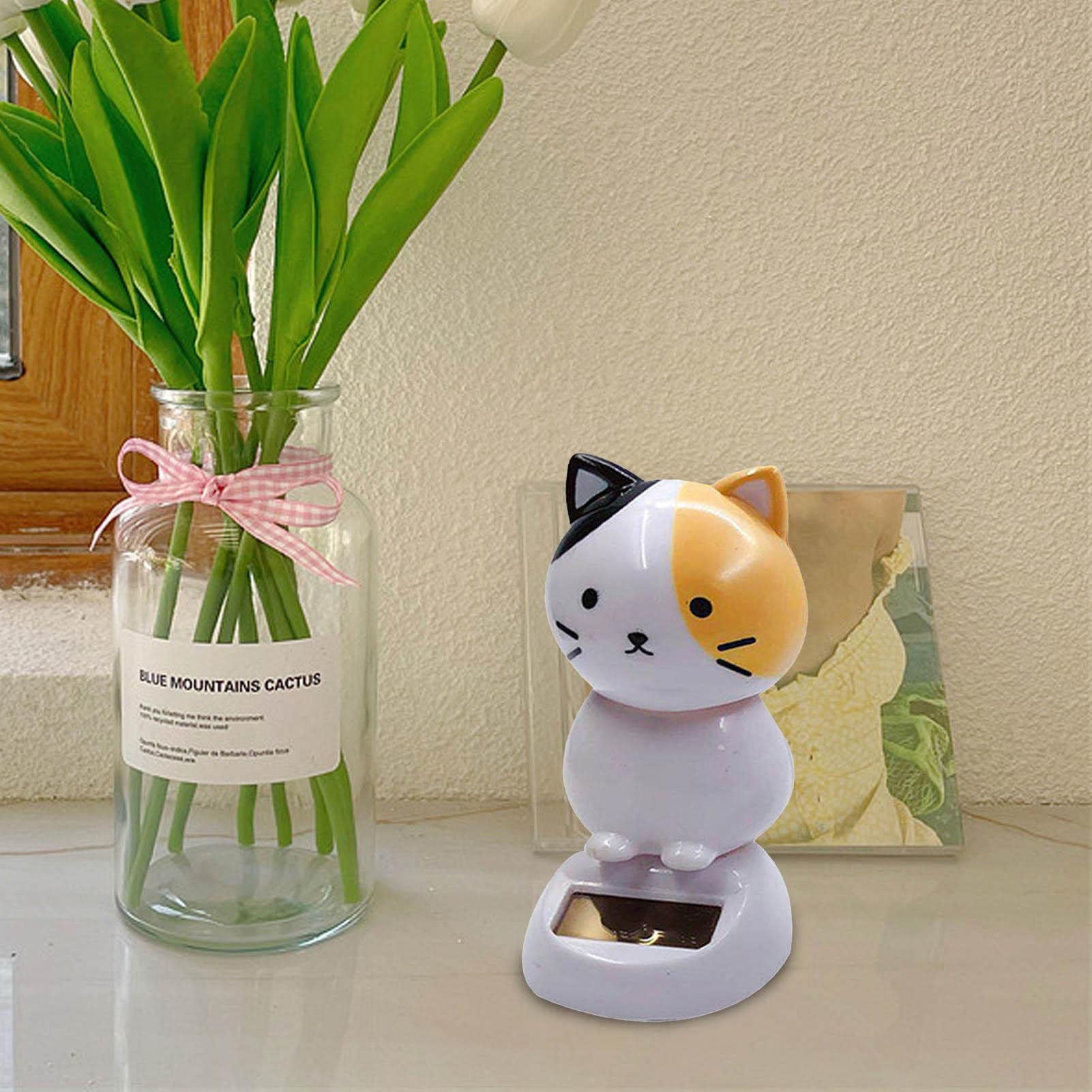 Amazon.co.jp: ソーラー パワー ダンシング キャット | 頭を振る