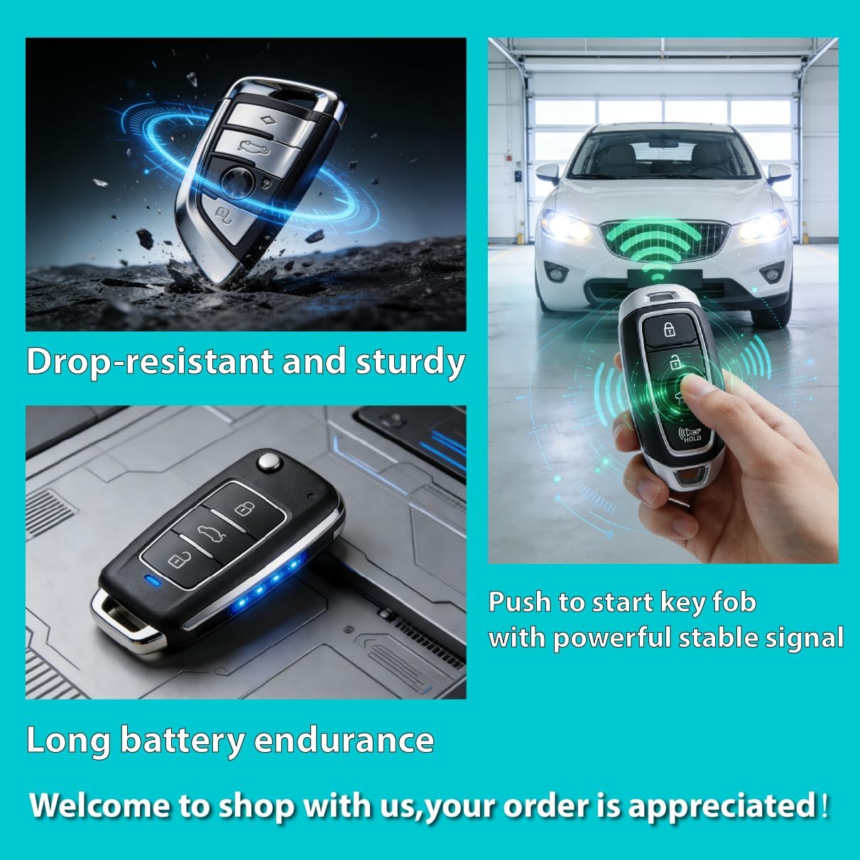 Fits for Ford Expedition Ranger Lincoln MKZ Mazda Tribute Mercury Mariner 2015 2016 2017 2018 Key Fob OUCD6000022 315MHz 4D63 3 Buttons - Image 6