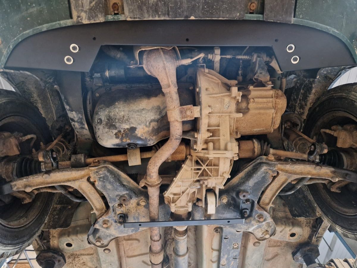 Piastra paramotore in acciaio compatibile con Fiat Panda 4x4