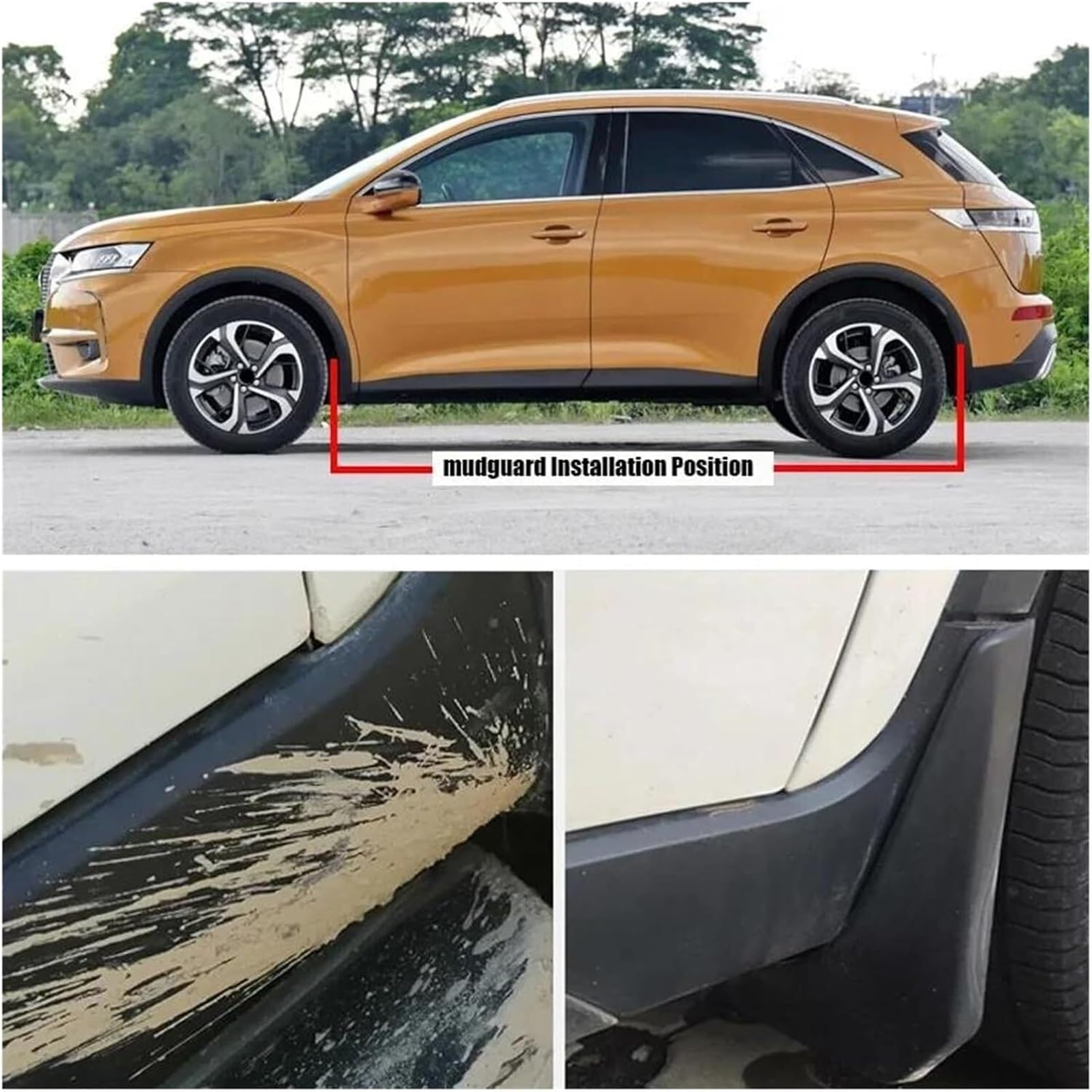 Autokotflügel Schmutzfänger Für Citroen DS7 X74 für ds Auto Kotflügel Splash Guards für kotflügel