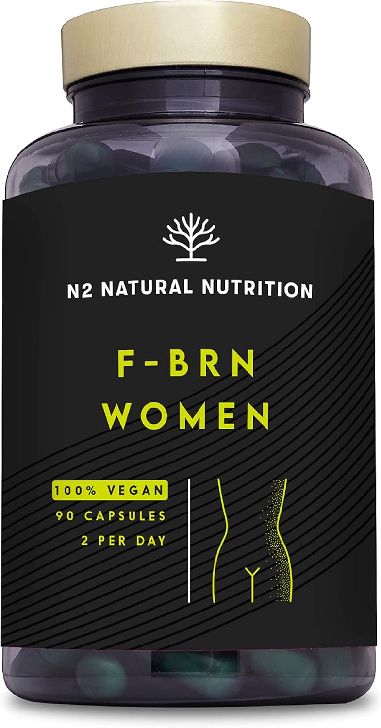 Brucia Grassi potenti veloci Donna. Dimagrante Forte. Pillole Dimagranti Efficaci con Tè verde, Garcinia Cambogia, Gingseng, Caffeina e Cromo. Fornisce energia. 90 capsule. CE. N2 Natural Nutrition