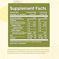 Vista 6 de Bellway Super Fiber Powder + Fruit, Cápsulas de fibra de piña y maracuyá