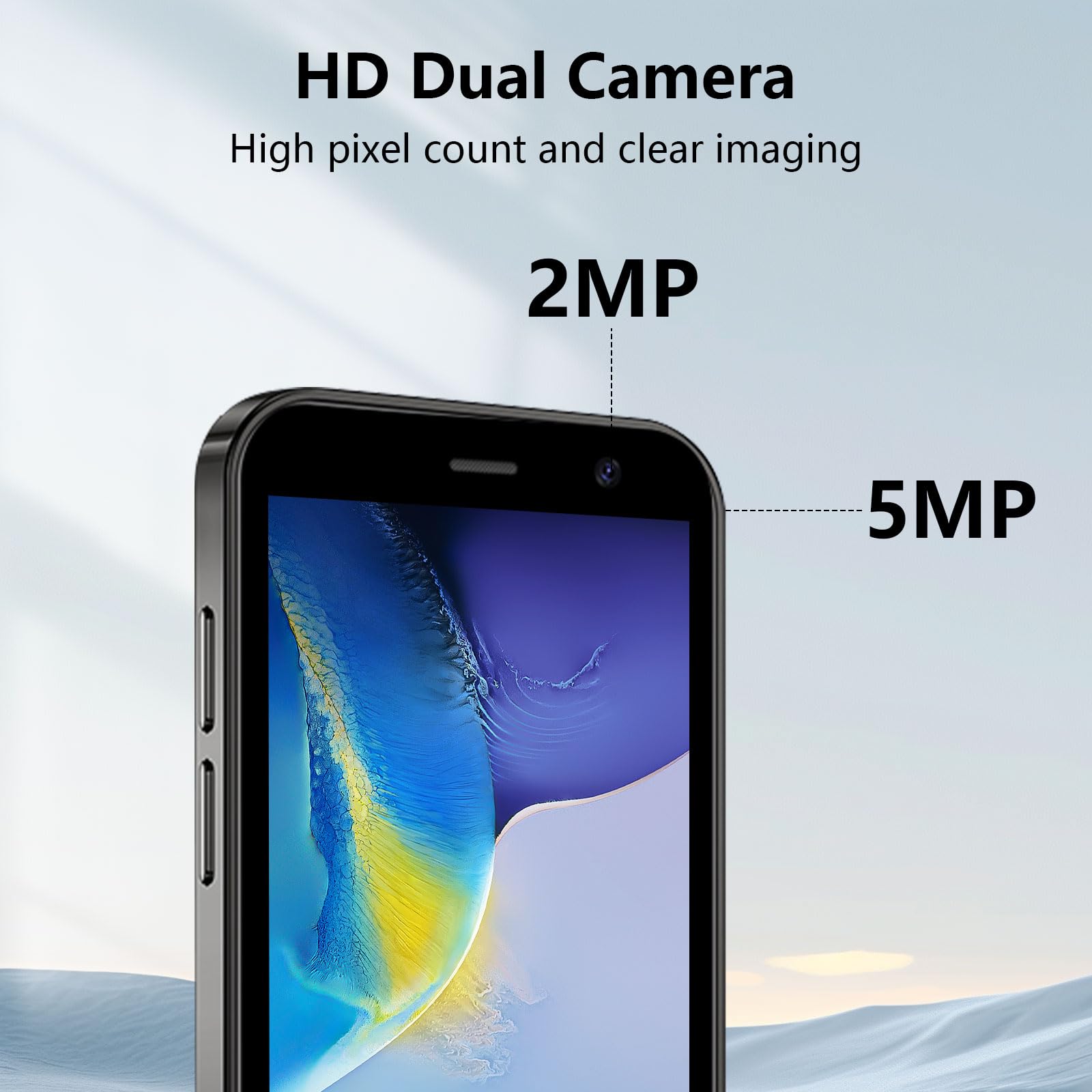 Mini Phone 4G Unlocked World's Smallest Mini Smartphone 3.0'' Touch Screen Compact Mobile Phone for Kids & Students 2000mAh Battery Cell Phone with Dual SIM Quad Core Face ID GPS 2GB+16GB Pink