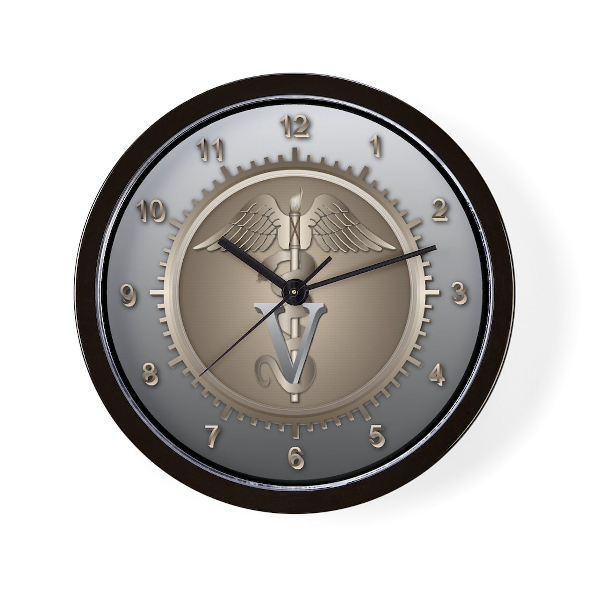 CafePress Veterinary 10" Wall Clock for Livingroom, Kitchen, or Office