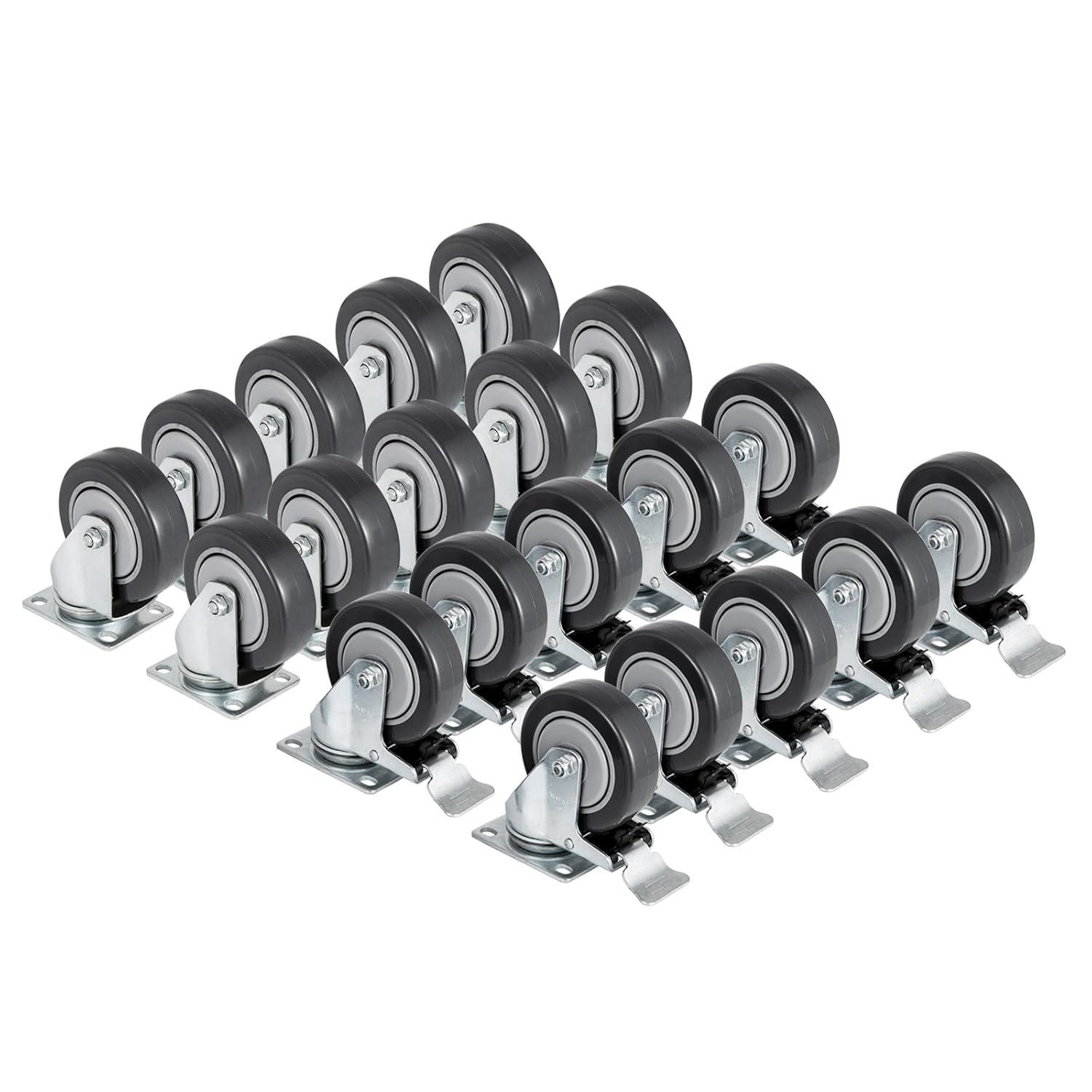 Geindus Set of 20 Scaffolding Casters 286LBS Each Scaffolding Wheels Scaffold Caster Wheel with