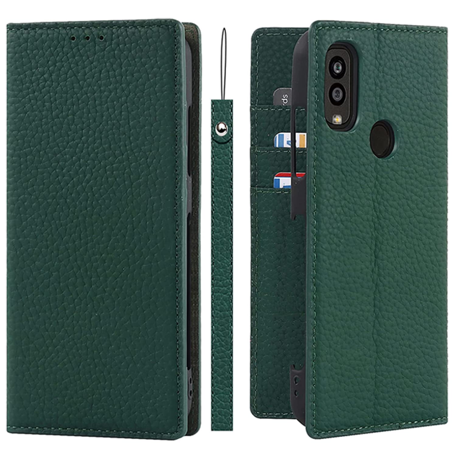 Amazon.co.jp: 本革 京セラ 京セラ Android One S10 ケース 手帳型