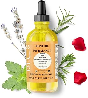 Natural Yoni Oil, Mint Fresh Feminine Care Oil, Reduces Odor, Restores pH Balance, Natural Body Care Oil with Tea Tree, Chamomile, Mint Extract & More, USA-Made Hygiene Products for Women, 2.2 oz