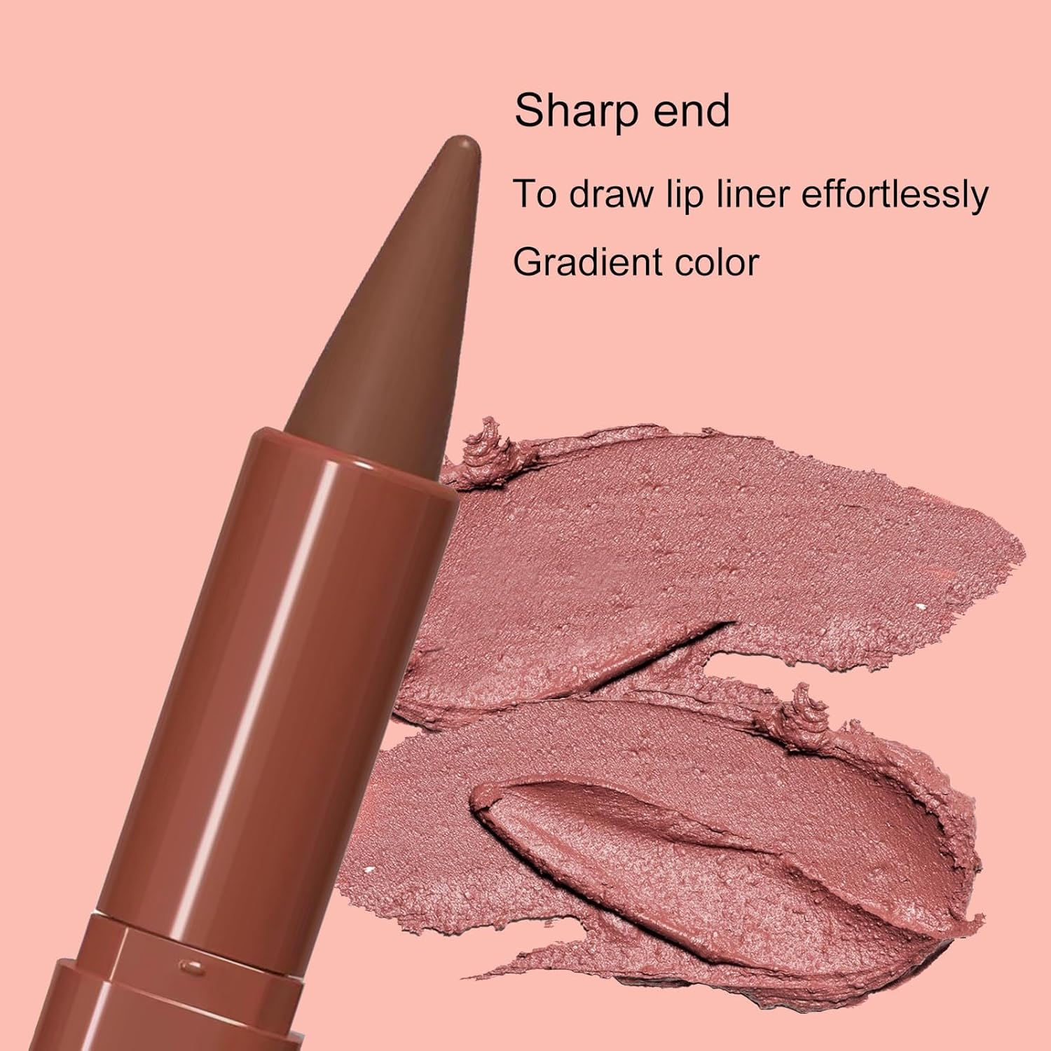 2-in-1 Gradient Matte Lipstick & Lip Liner Set, 3Pcs Long Lasting Waterproof Lip Crayon for Women, Flawless Contour, Lightweight Ombre Lip Color Pencil (01#05#08#) - Image 7
