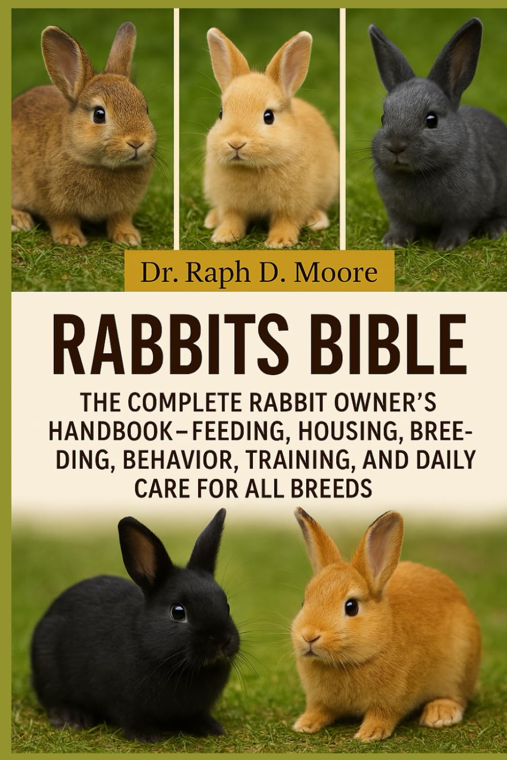 RABBITS BIBLE: The Complete Rabbit Owner’s Handbook – Feeding, Housing, Breeding, Behavior, Training, and Daily Care for All Breeds