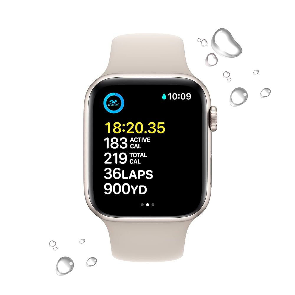 Apple - Apple Watch SE 第2世代　2023年モデル　44mm スターライト Apple Apple Watch SE 第2世代 GPS+Cellularモデル 44mm MRH23J