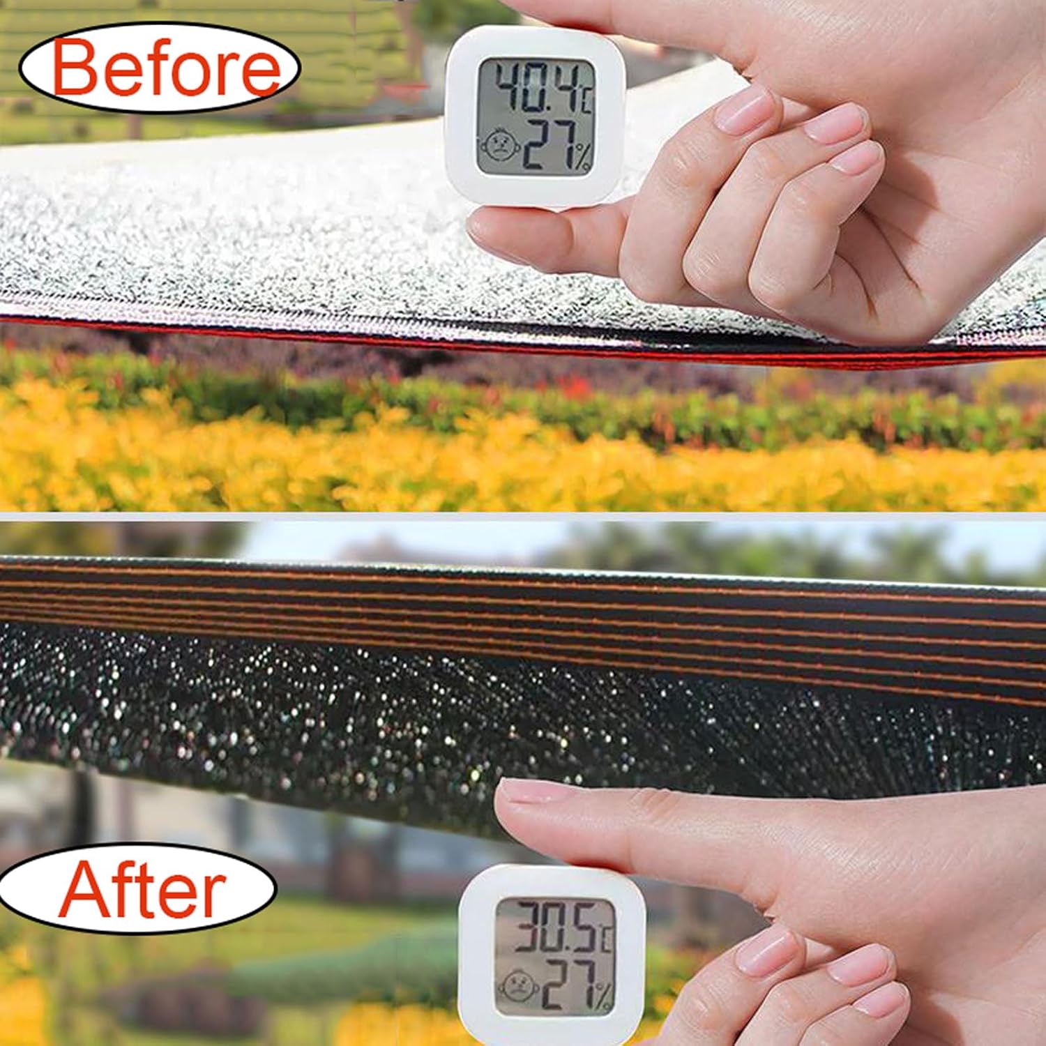 Outdoor Shade Cloth 4x4m, Sunblock Shade Mesh Tarp with Grommets, Sunblock Shade Netting, Garden Sun Shade Netting, Shade Cloth Cover for Pergola Canopy Greenhouse