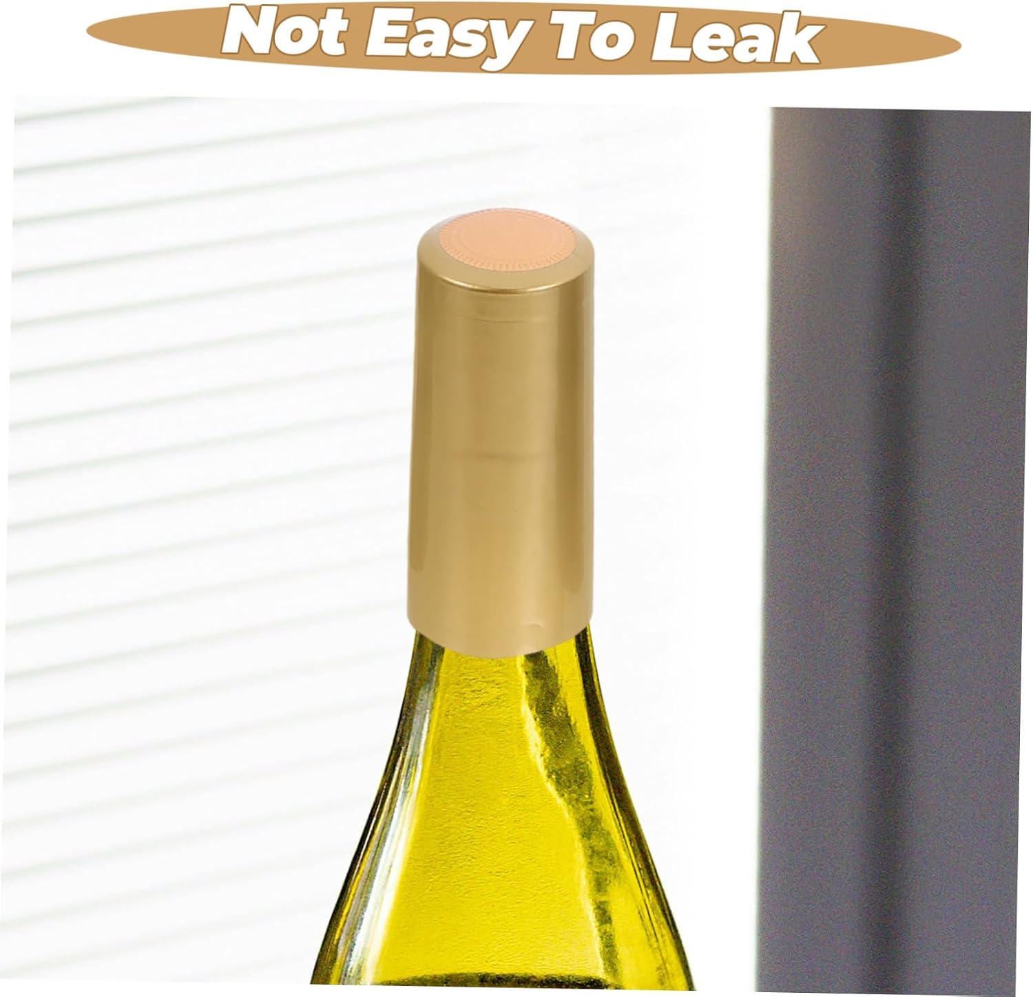 Sturdy Plastic Wood Wine Bottle Stoppers Reusable Wine Corks for Bottles Sealing Freshness Preservation