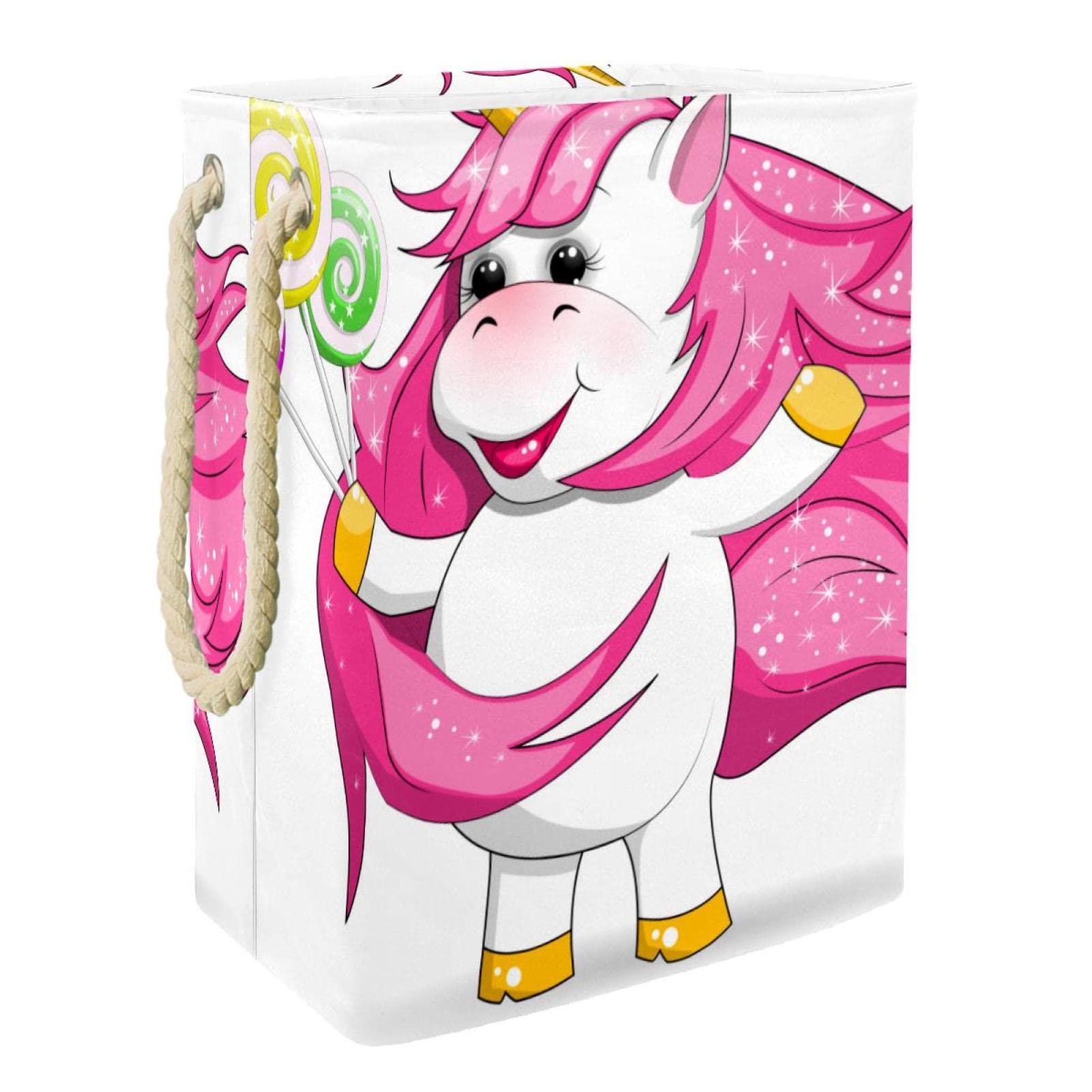 Grand panier à linge licorne pour résoudre le désordre du dortoir