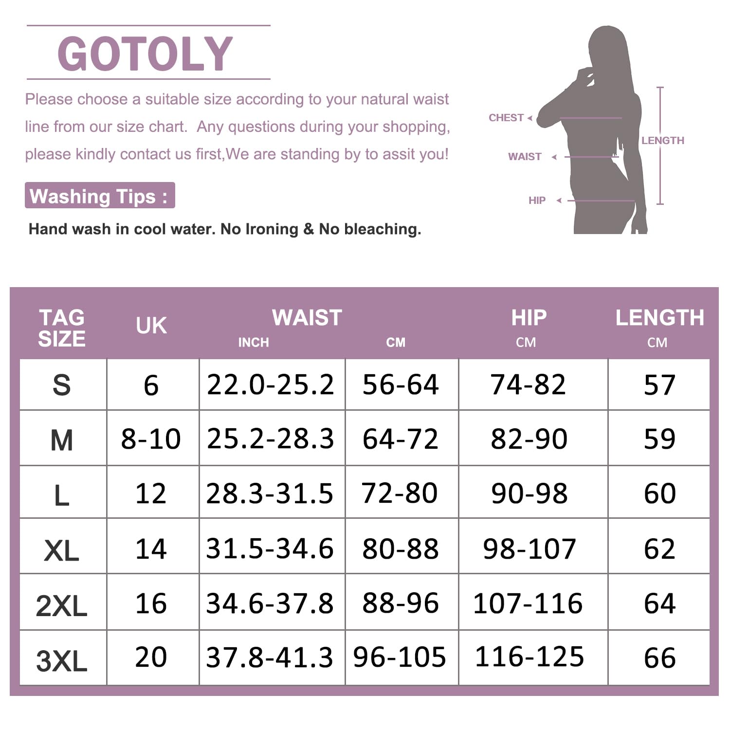 Gotoly Body moldeador para mujer, doble control de abdomen, levantamiento de glúteos, cintura alta, moldeador de cuerpo completo