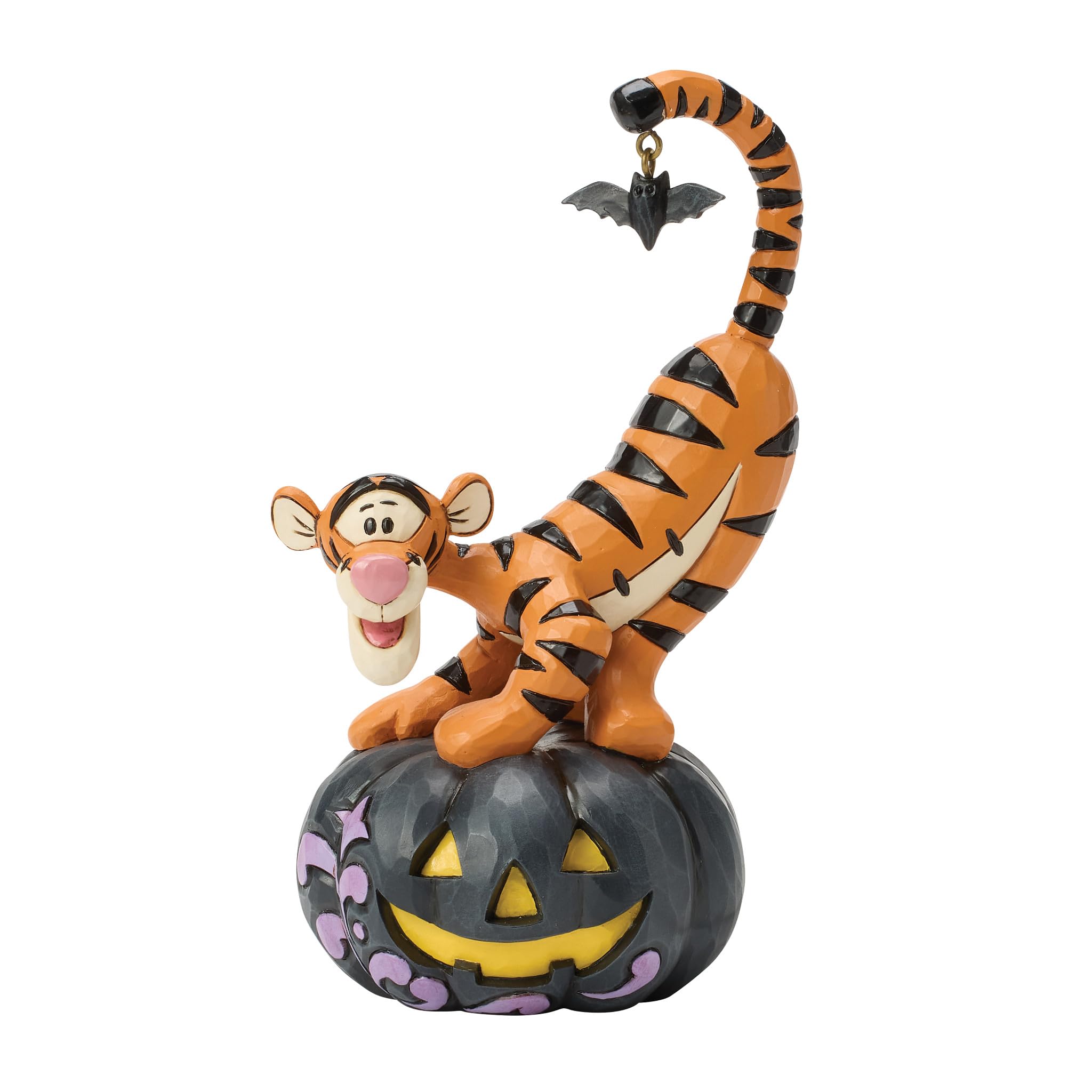 Figurine Winnie l'ourson et Tigrou Disney Traditions par Jim Shore phosphorescente