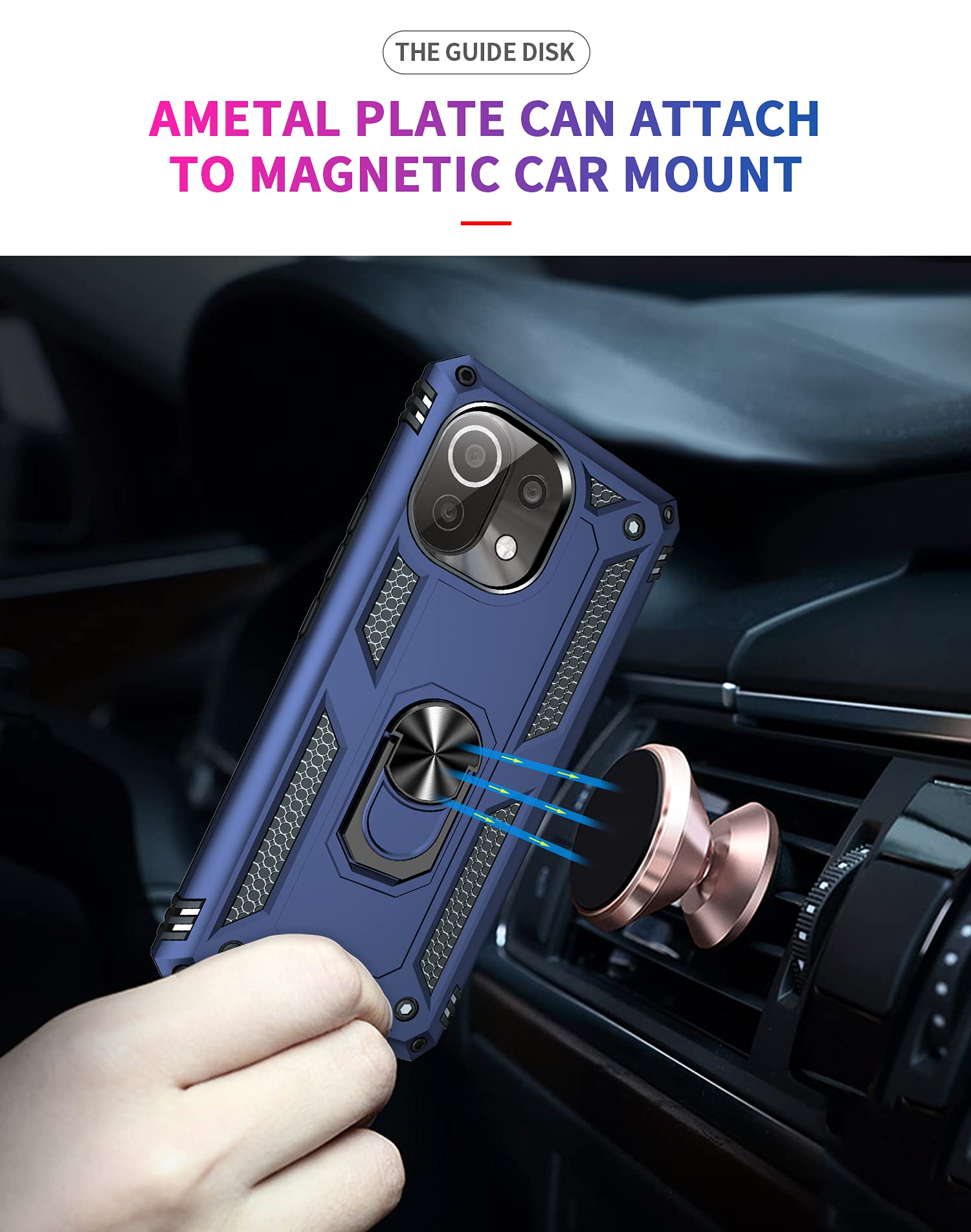 Amazon.com: for Xiaomi Mi 11 lite 5G Case with Screen Protector