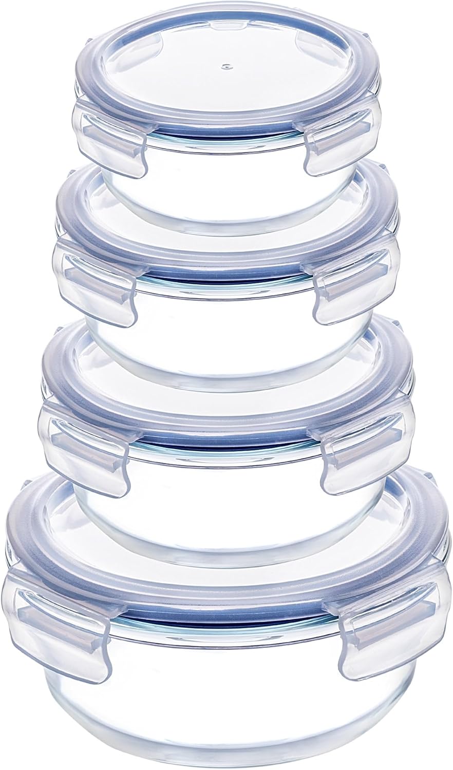 KADAX Glasbehälter mit Deckel, Lebensmittelbehälter ...