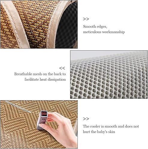 Miniatura 5 de Cochecito universal Cool Seat Liner Summer Cooling Liner Pad Cómodo flujo de aire que absorbe la humedad 3D Cojín Mat para cochecito asiento de