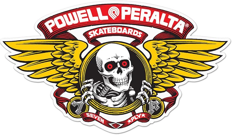 Powell Peralta Winged Ripper Die-Cut 5" Red Decal