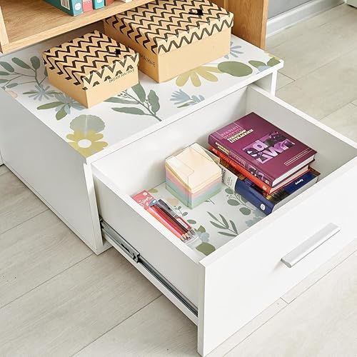 Miniatura 7 de Papel tapiz floral para despegar y pegar, papel tapiz de hojas para dormitorio, papel tapiz bohemio, papel tapiz floral para armarios, papel tapiz