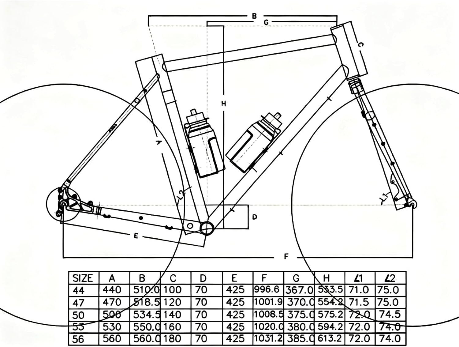 TUJISEK Road Bike Frames 700C*42C 44cm/47cm/50cm/53cm/56cm Cr-Mo Steel Frame Road Bike Frameset Disc Brake Frame Quick Release Frame 100/135MM BSA BB68mm(Brushed Silver,53cm)