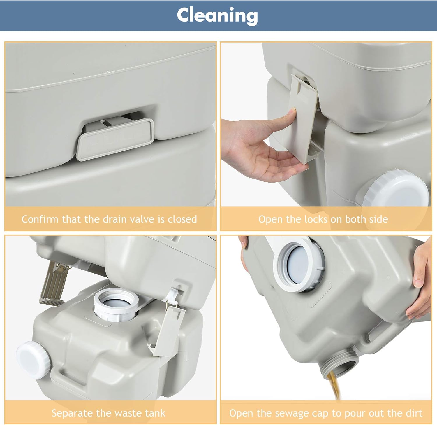 Uр Tо 40% оƒƒ Safstar Portable Toilet, Outdoor Camping and Travel Toilet with Powerful Pump, 5.3 Gallon Waste Tank with Level Indicator, Ideal for Travel Boating RV Trailer Flаѕh Dеаlѕ - 70% оƒƒ Safstar Portable Toilet, Outdoor Camping and Travel Toilet with Powerful Pump, 5.3 Gallon Waste Tank with Level Indicator, Ideal for Travel Boating RV Trailer