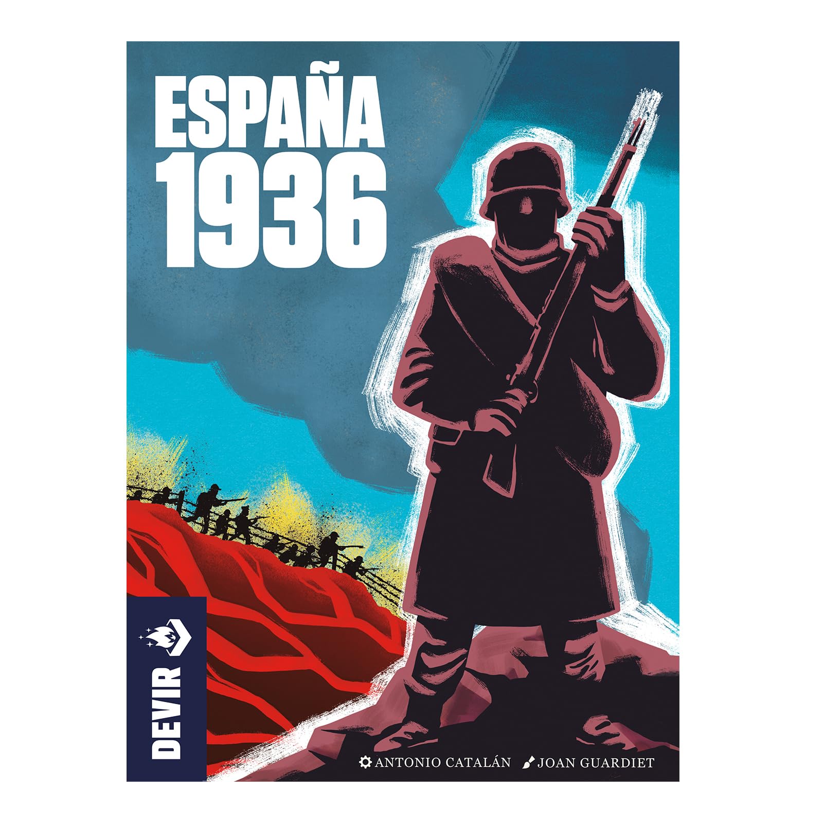 Devir - ESPAÑA 1936, Juego de Mesa, de Estrategia, para 2, Wargame, Edad +14 (BGESSE)