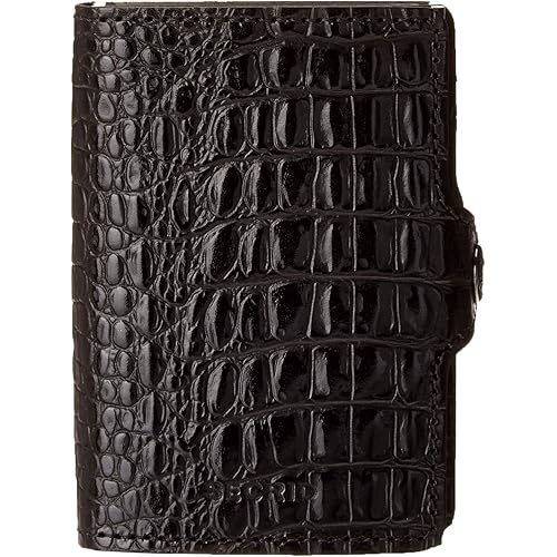SECRID Twin Wallet Genuine Leather with RFID Protecton, Holds up to 16 Cards