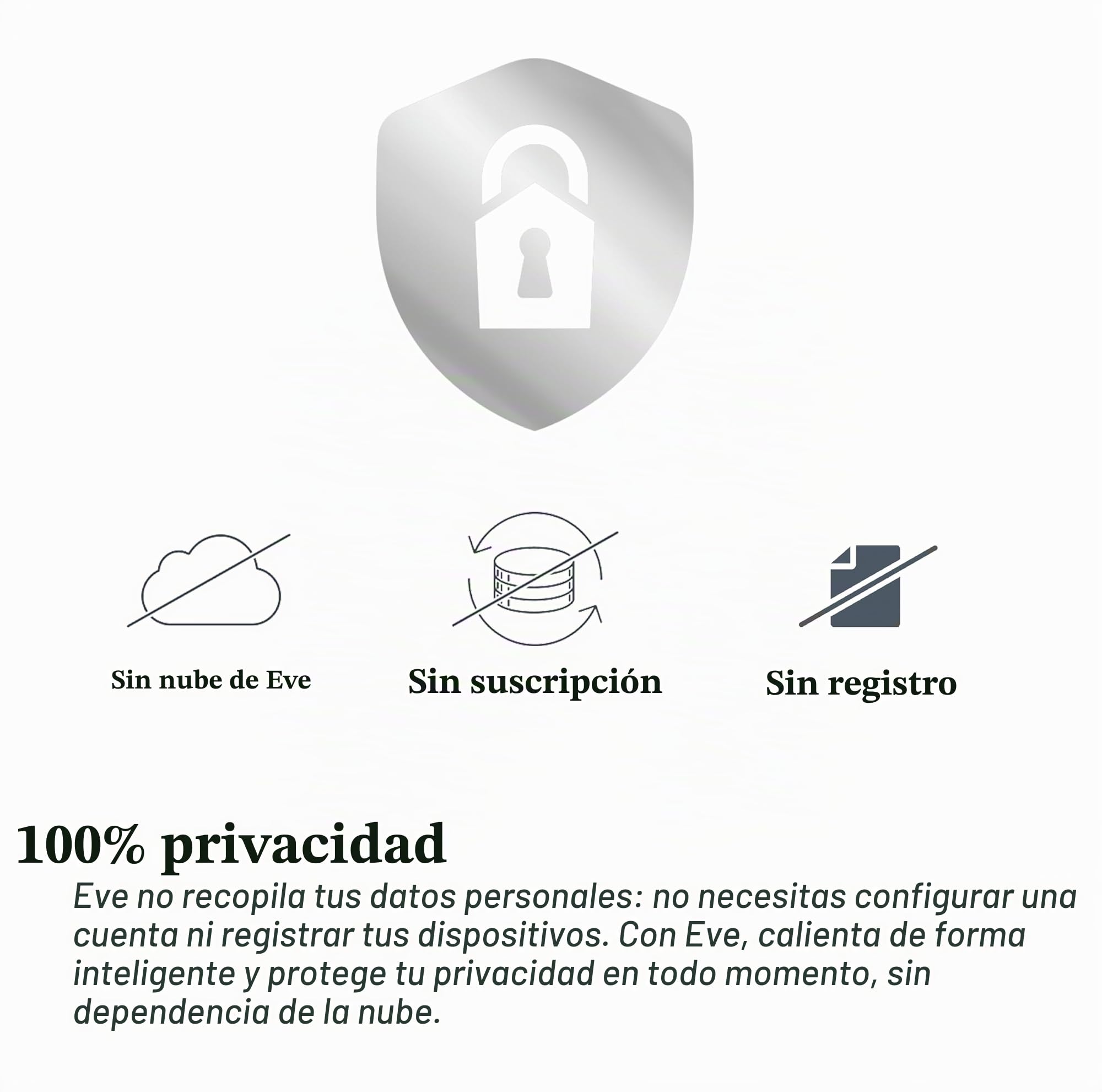 Eve Thermo (Matter, 4ª Gen) Lote de 4: Válvula termostática Inteligente para radiador, Control automático de Temperatura, Apple Home, Alexa, SmartThings, Google Home, req. Router de Borde Thread