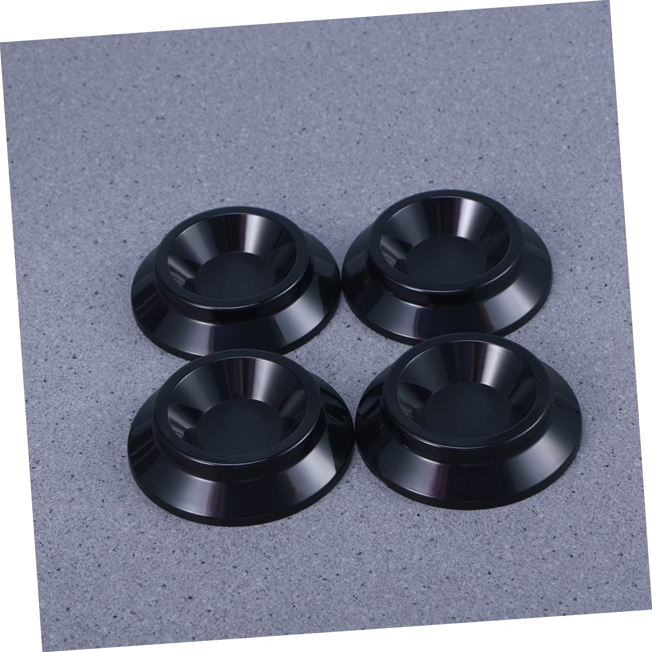 ifundom 3sets Upright Piano Floor Caster Cups Piano Mats Non-slip Pad for Hardwood Floors Caster Cups 4pc*3