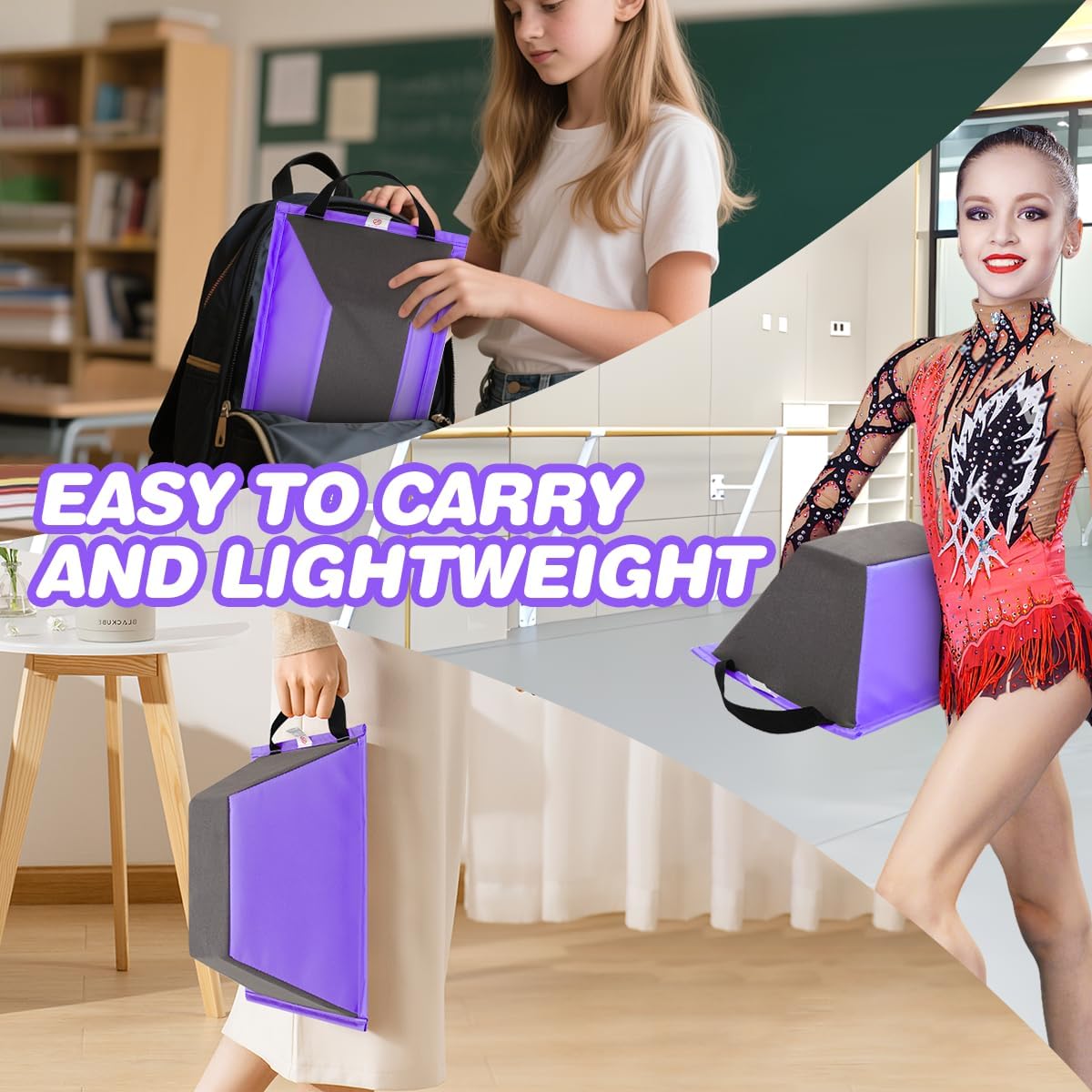 FBSPORT Cheer Flyer Stand, PU Non-Slip Stand Cheer for Promotion and Development of Flexibility, Coordination