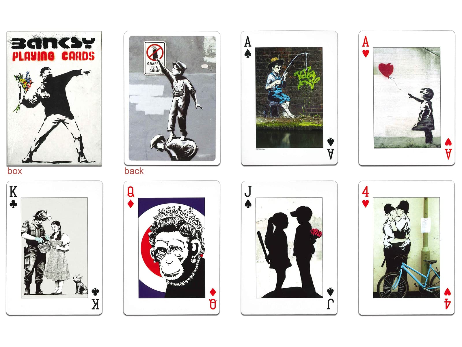 Amazon.co.jp: トランプ バンクシー プレイングカード BANKSY PLAYING 