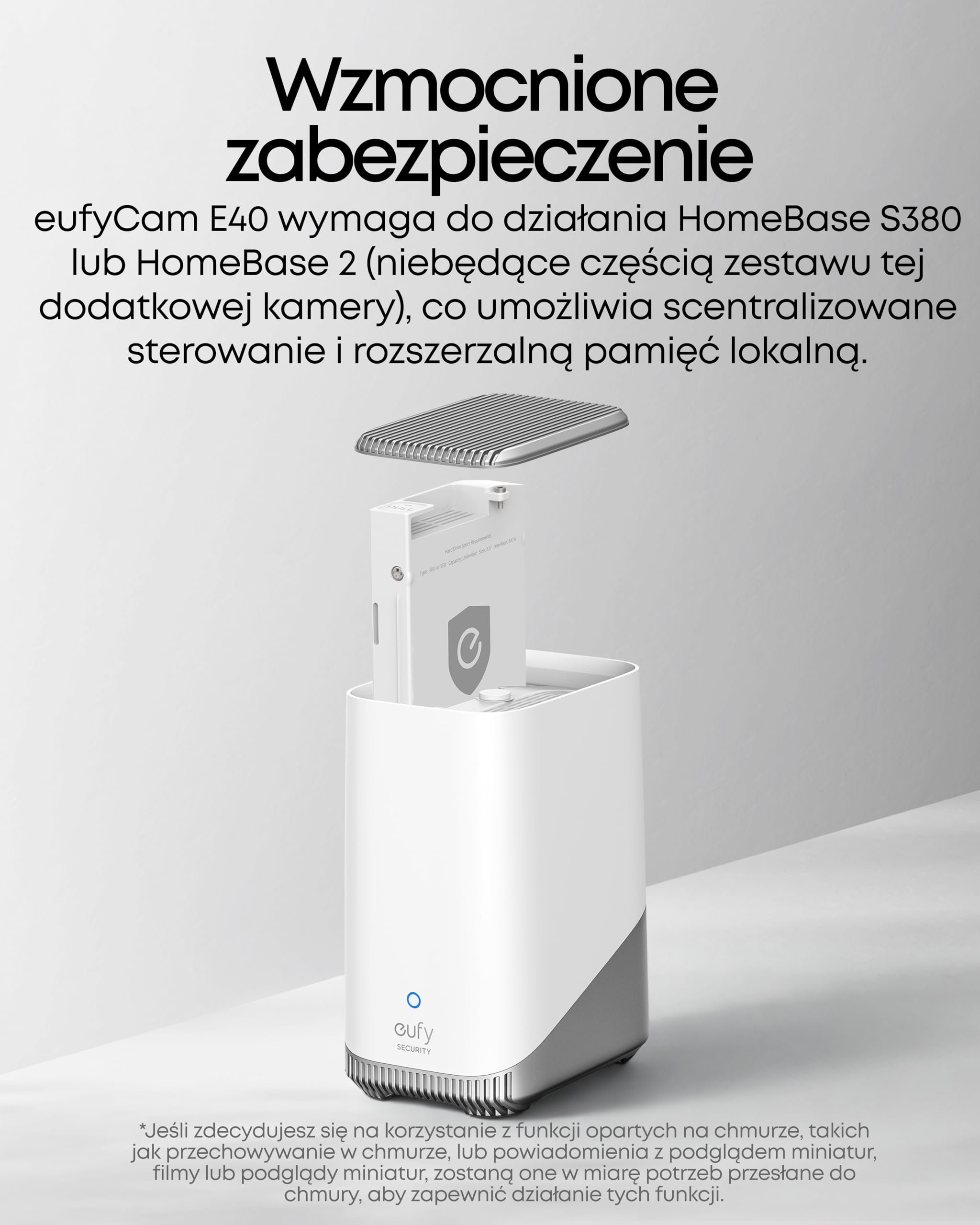 eufy Security eufyCam E40 Dodatkowa kamera Solar, na zewnątrz, bezprzewodowa, ciągłe zasilanie, rozdzielczość 2K, kamera bezpieczeństwa domowego (Dwie kamery)