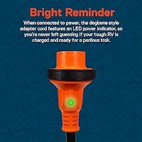 Vista 5 de True Mods Cable Adaptador de Potencia para RV de 30A a 15A 125V [NEMA L5-30R 3 Pin Hembra a 5-15P 3 Puntas Macho] [Bloqueo de Giro] [ETL]