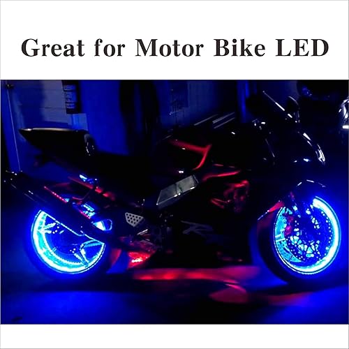 Miniatura 8 de 20 tiras de luces LED 5050 15SMD de 12 pulgadas (11.8 in) para automóvil, motor, bicicleta, barco, decoración de luces LED interiores y exteriores,