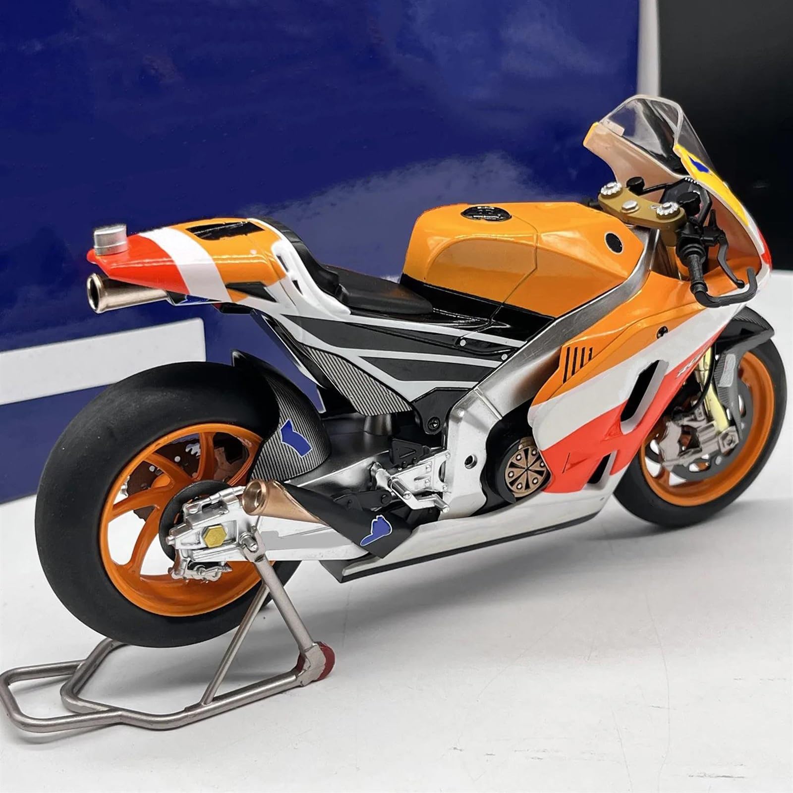 SEYXF Motorbike Toy Motorcycle Simulation Diecast Model Collection Gift 1:12 for H-onda RC 213V