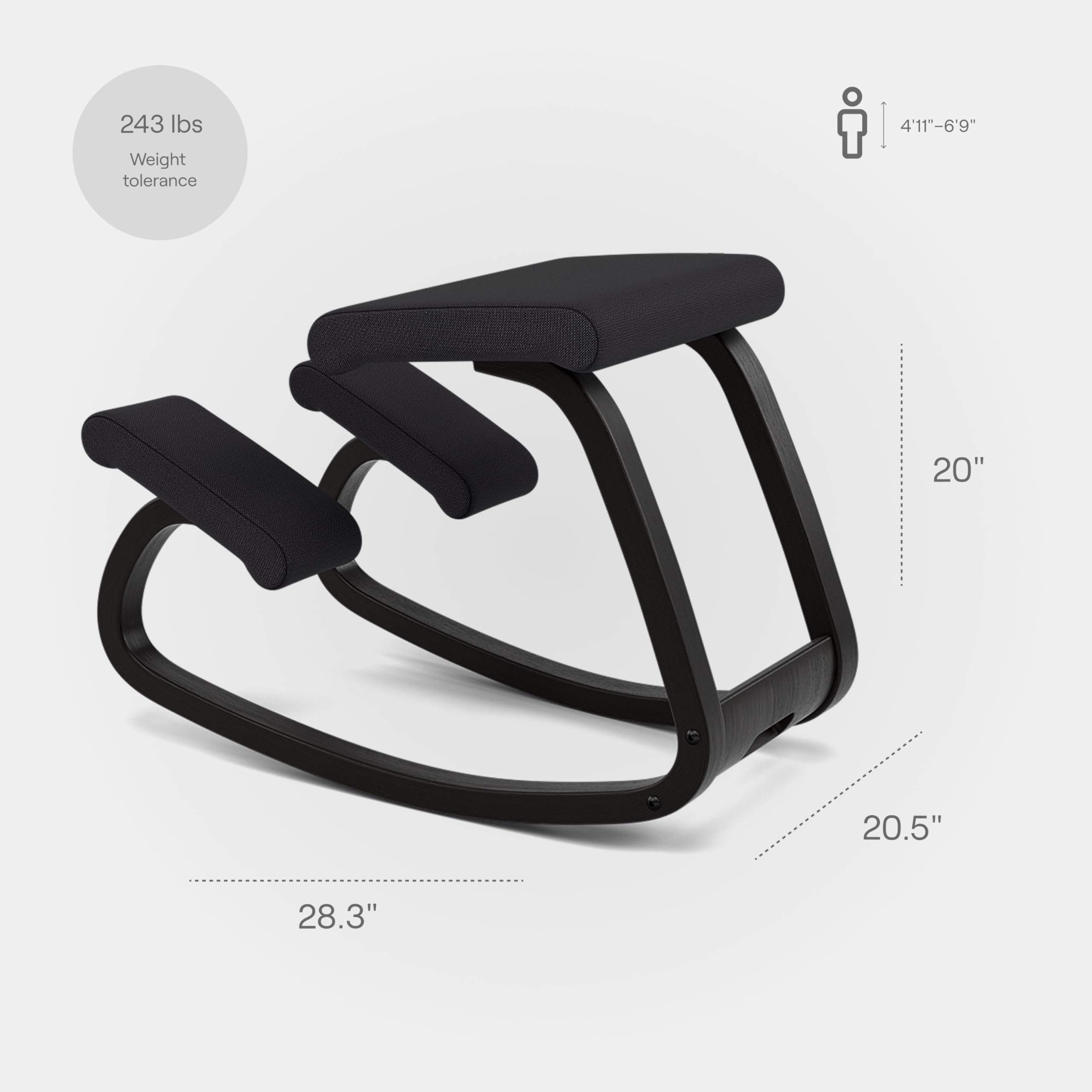 再値下げ❗️極美品❗️組立のみ❗️VARIER Variable Chair ブラック Variable™