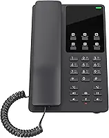 Grandstream GHP621W Hotel IP Phone | 2 linhas, 2 contas SIP | Wi-Fi 6 | Preto